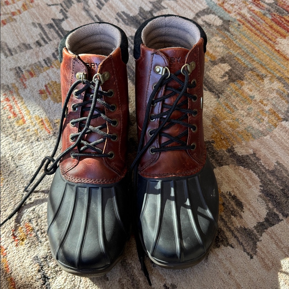 Sperry Leather and Rubber Duck Boots
